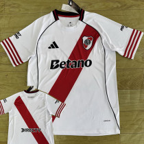25/26 River Plate Home Fans Soccer Jersey(广告版) 25/26 River Plate Home Fans Soccer Jersey(广告版)
