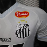 25/26 Santos FC Home Player Version Soccer Jersey(Print All Sponsor)(7K、背上NVA~SRTE)