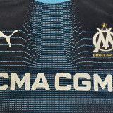 25/26  Marseille Away  Player Version  Kids Soccer Jersey(球员版）