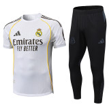 25/26 RMA Home Player Version Soccer Jersey & Black pants