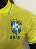 25/26 Brazil Leaf Map Special Edition  Player Version Soccer Jersey（带五星）
