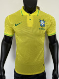 25/26 Brazil Leaf Map Special Edition  Player Version Soccer Jersey（带五星）