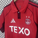 25/26 Aberdeen Home Fans Soccer Jersey