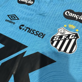 25/26 Santos FC Third   Player Version  Soccer Jersey(Print All Sponsor)(新全广告)
