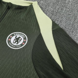 25/26 CHE Army Green Half Pull Tracksuit  (半拉链\军绿)