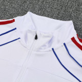 25/26 Bayern White  Half Pull Tracksuit  (半拉链)