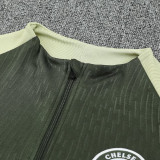 25/26 CHE Army Green Half Pull Tracksuit  (半拉链\军绿)