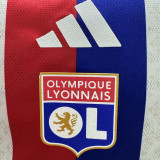 25/26  Lyon Home Player Version  Soccer Jersey