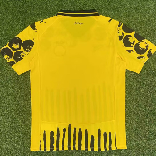 25/26 Dortmund  FIFA Club World Cup Home  Fans Soccer Jersey(黑色胸前广告）