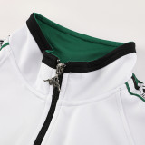 2526  Real Betis White &Black Retro Jacket Tracksuit(01)