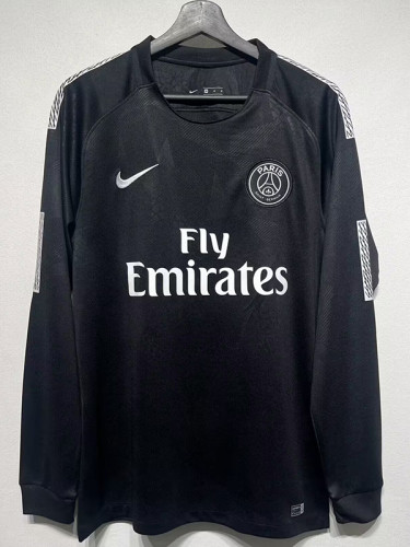 2017/2018 PSG Paris Third  Long Sleeve  Retro Soccer Jersey