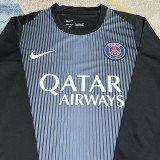 25/26 PSG  Goalkeeper Black Long Sleeve Fans Soccer Jersey