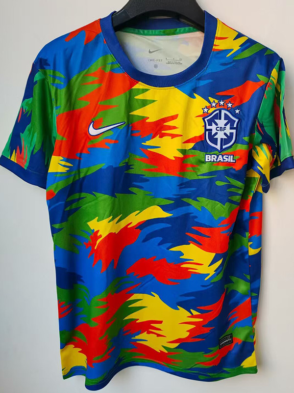 25/26 Brazil colorJigsaw puzzle Edition Fans Soccer Jersey(带五星)