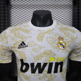 25/26 RMA Cristiano Ronaldo Commemorative Edition Light Yellow  Player Version Soccer Jersey