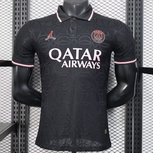 25/26 PSG Ancient coin pattern  Black  Player Version  Polo Shirts