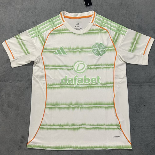 25/26 Celtic Third Fans Soccer Jersey（胸前广告）
