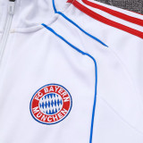 25/26 Bayern White Jacket Tracksuit# A2551