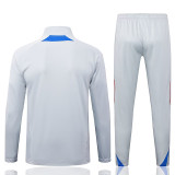 25/26 Bayern Grey Jacket Tracksuit# A2552