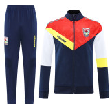 25/26  ARS Royal Blue  & Orange Jacket Tracksuit#02