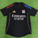 25/26  Lyon Black Player Version  Training shirts