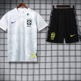25/26  Brazil White Training Short Suit