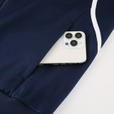 2526 RMA Royal Blue  Jacket Tracksuit(06灰袖)