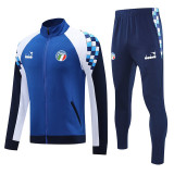 25/26 Italy Royal Blue Retro  Player Version  Jacket Tracksuit #F15