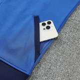 25/26 Italy Royal Blue Retro  Player Version  Jacket Tracksuit #F15