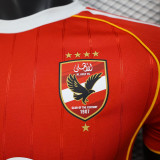 25/26  Al Ahly FC Home   Player Version Soccer Jersey
