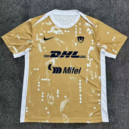 25/26  Pumas UNAM  Yellow Training shirts