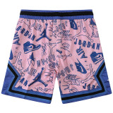 25/26 New Jordan Casual NBA Edition Dunk Pink shorts#C2444