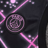 25/ 26 PSG Black network  Tank top and shorts suit#D25124