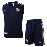 25/26  JUV Royal Blue Tank top and shorts suit#D2518