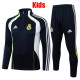 25/26  RMA Royal Blue Retro Edition Kids Half Pull Kids Tracksuit #E2573(半拉链)
