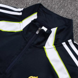 25/26  RMA Royal Blue Retro Edition Kids Half Pull Kids Tracksuit #E2573(半拉链)