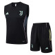 25/26  JUV Black Tank top and shorts suit#D25135