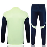25/26  RMA Light Green Half Pull  KidsTracksuit #E2567(半拉链、童装)