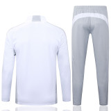 25/26  RMA White& Grey  Half Pull Tracksuit#B2555 (半拉链)