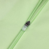 25/26  RMA Light Green Half Pull  KidsTracksuit #E2567(半拉链、童装)