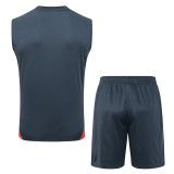 25/26 Bayern  Dark Grey Training Vest Suit #D25142