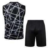 25/26 CHE Black Starry Sky Retro Edition Tank top and shorts suit#D25103