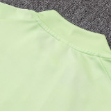 25/26  RMA Light Green Half Pull  KidsTracksuit #E2567(半拉链、童装)