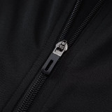 25/26 RMA Black Retro  Kids Jacket Tracksuit#E2556(童装、黄袖边）