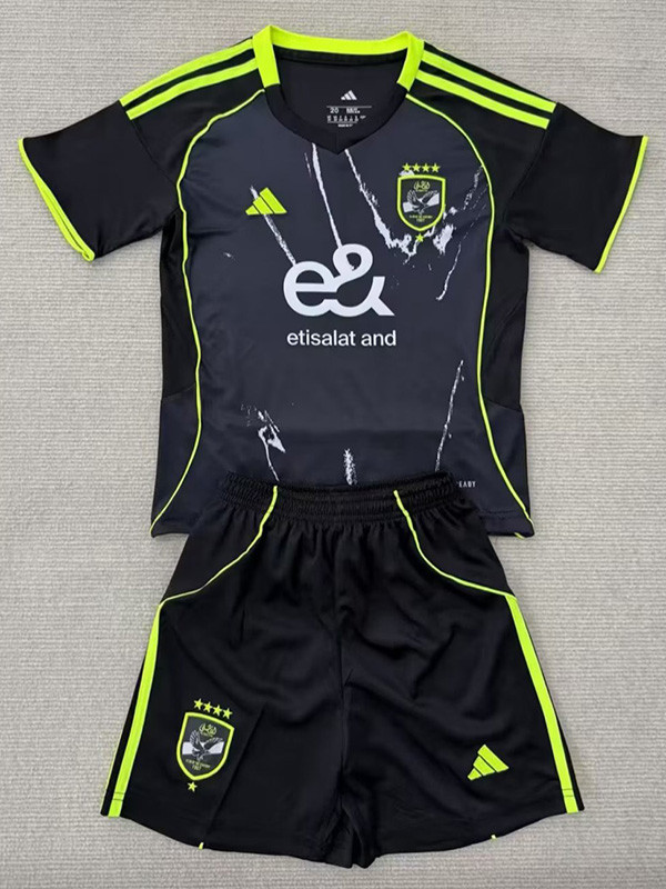 25/26  Al Ahly FC Away  Kids  Soccer Jersey