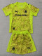25/26 Marseille Goalkeeper Light Green  Kids Soccer Jersey