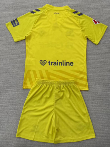 25/26 Real Betis Goalkeeper Yellow  Kids   Soccer Jersey