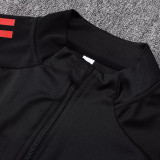 25/26 Bayern Black  Kids Jacket Tracksuit#E2550 童装