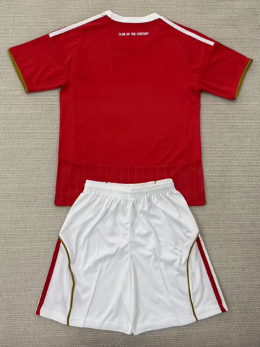 25/26  Al Ahly FC Home  Kids  Soccer Jersey