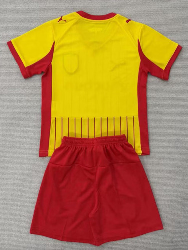 25/26  RC Lens Home Kids Soccer Jersey