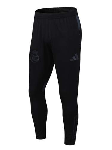 25/26  RMA Black Training Long Pants (Have Pocket) #C2502(黑队标)